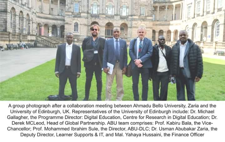 ABU, University of Edinburgh to jointly conduct research