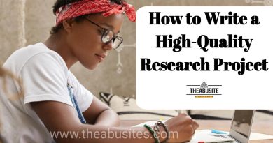 Writing a High-Quality Research Project in a Nigerian University - A Step-by-Step Guide For Final Year Students 4